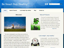 Tablet Screenshot of besmartstayhealthy.com